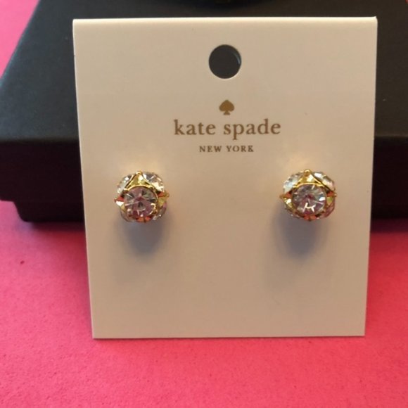 NWT - KATE SPADE - Lady Marmalade Studs Gold! - Picture 5 of 7